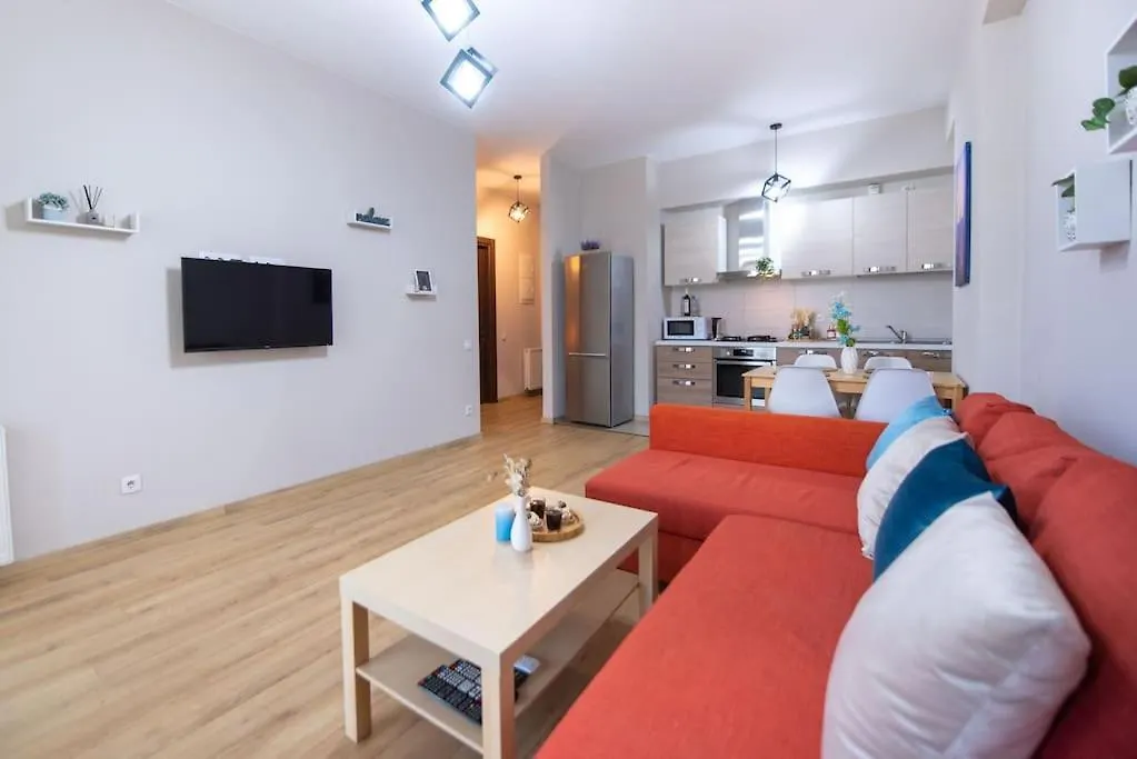 Gg Home - Cozy And Lovely 1-Bedroom Apartment In Saburtalo Tbilisi 0*,